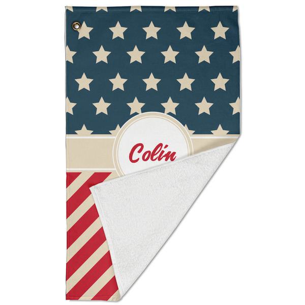 Stars and Stripes Golf Towel - Folded (Large)