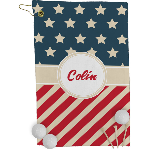 Stars and Stripes Golf Towel (Personalized)
