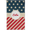 Stars and Stripes Golf Towel - Poly-Cotton Blend - Small w/ Name or Text