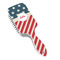 Stars and Stripes Hair Brush - Angle View