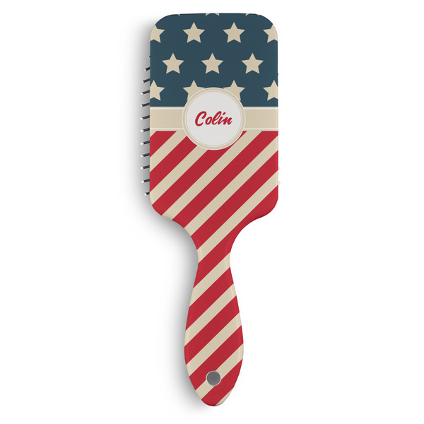 Custom Stars and Stripes Hair Brushes (Personalized)