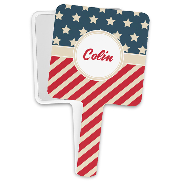 Custom Stars and Stripes Hand Mirror (Personalized)