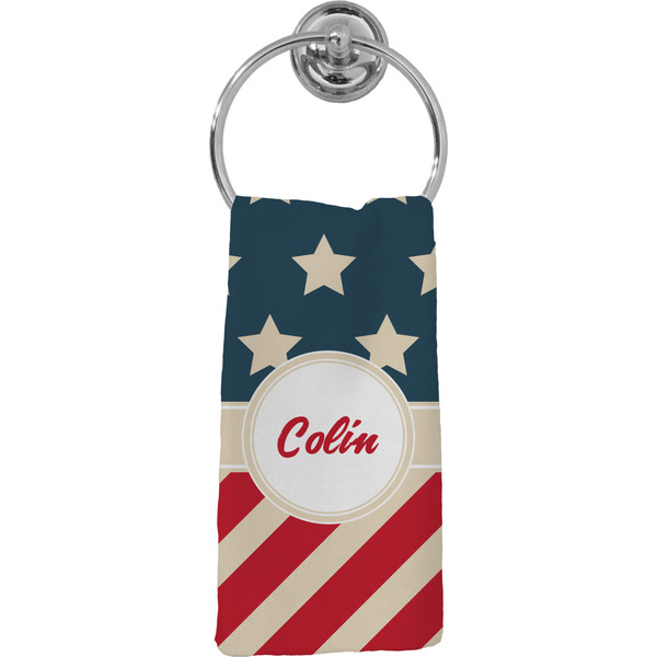 Custom Stars and Stripes Hand Towel - Full Print (Personalized)