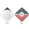 Stars and Stripes Hooded Baby Towel- Approval
