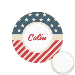Stars and Stripes Printed Cookie Topper - 1.25" (Personalized)