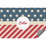 Stars and Stripes Indoor / Outdoor Rug - 4'x6' (Personalized)