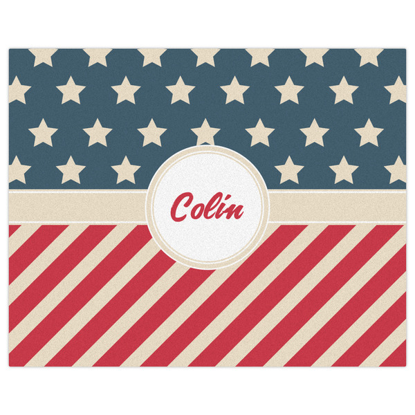 Stars and Stripes Indoor / Outdoor Rug - 8'x10' - Front Flat