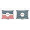 Stars and Stripes Indoor Rectangular Burlap Pillow (Front and Back)