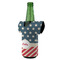 Stars and Stripes Jersey Bottle Cooler - ANGLE (on bottle)