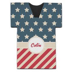 Stars and Stripes Jersey Bottle Cooler (Personalized)