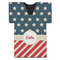 Stars and Stripes Jersey Bottle Cooler - FRONT (flat)