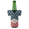 Stars and Stripes Jersey Bottle Cooler - FRONT (on bottle)