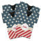 Stars and Stripes Jersey Bottle Cooler - Set of 4 - MAIN (flat)