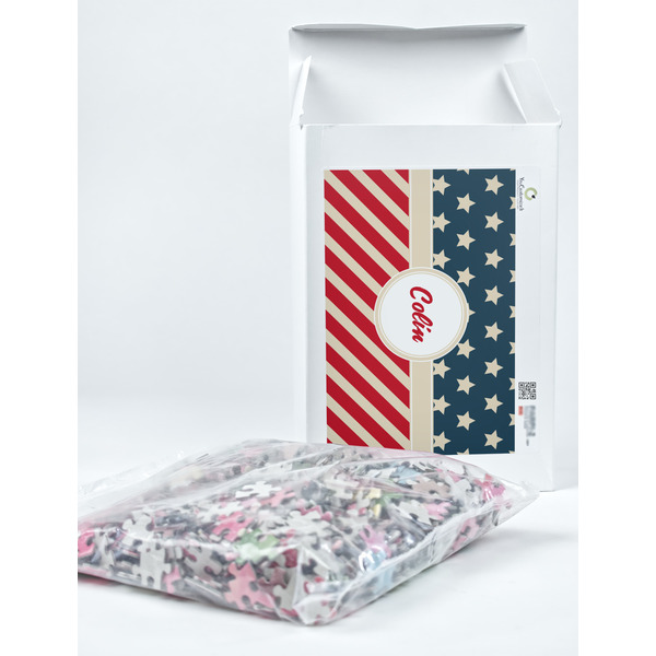 Stars and Stripes Jigsaw Puzzle 1014 Piece - Box