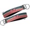 Stars and Stripes Key-chain - Metal and Nylon - Front and Back