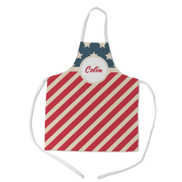 Custom Stars and Stripes Kid's Apron w/ Name or Text