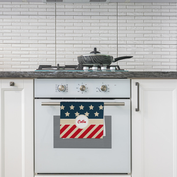 Stars and Stripes Kitchen Towel - Poly Cotton - Lifestyle