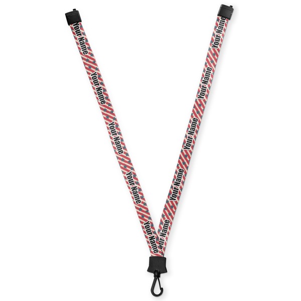 Custom Stars and Stripes Lanyard (Personalized)