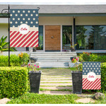 Stars and Stripes Large Garden Flag - Single Sided (Personalized)