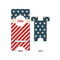 Stars and Stripes Large Phone Stand - Front & Back
