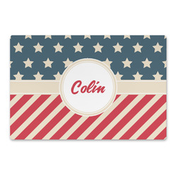 Stars and Stripes Large Rectangle Car Magnet (Personalized)