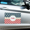 Stars and Stripes Large Rectangle Car Magnets- In Context
