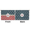Stars and Stripes Large Zipper Pouch Approval (Front and Back)