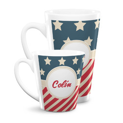 Stars and Stripes Latte Mug (Personalized)