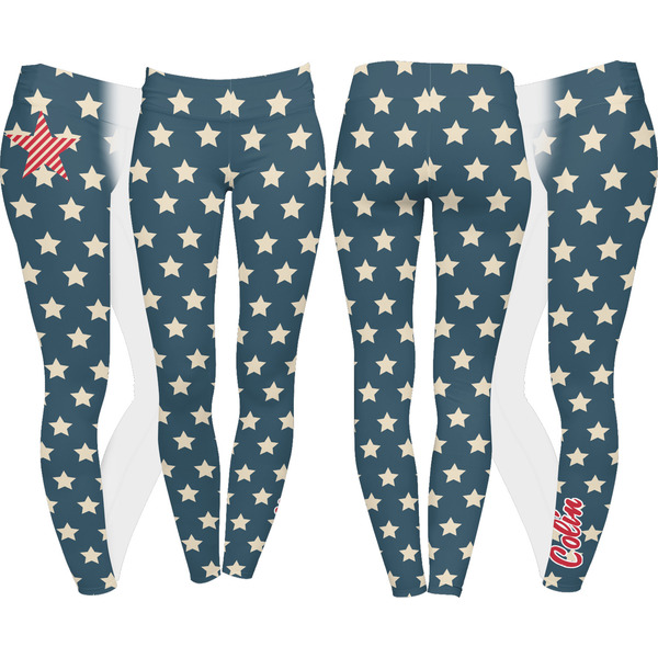 Stars and Stripes Leggings Turn Around - Apvl