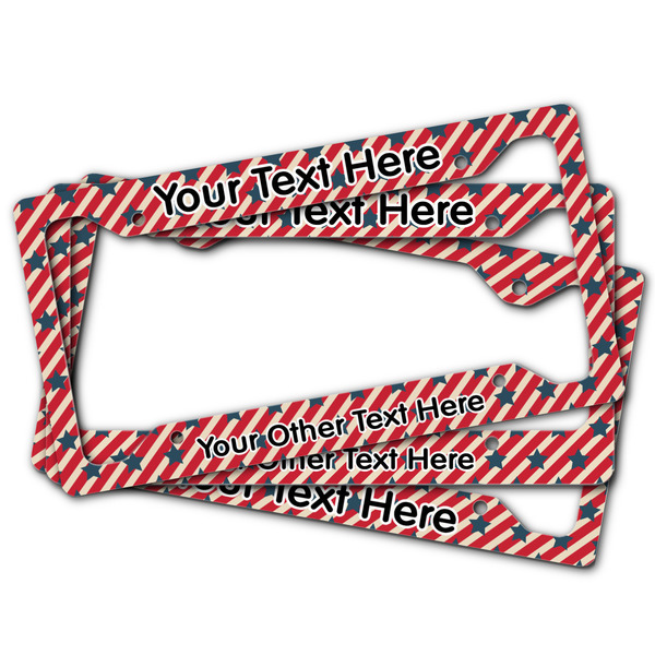 Stars and Stripes License Plate Frames - (PARENT MAIN)
