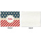 Stars and Stripes Linen Placemat - APPROVAL Single (single sided)