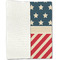 Stars and Stripes Linen Placemat - Folded Half