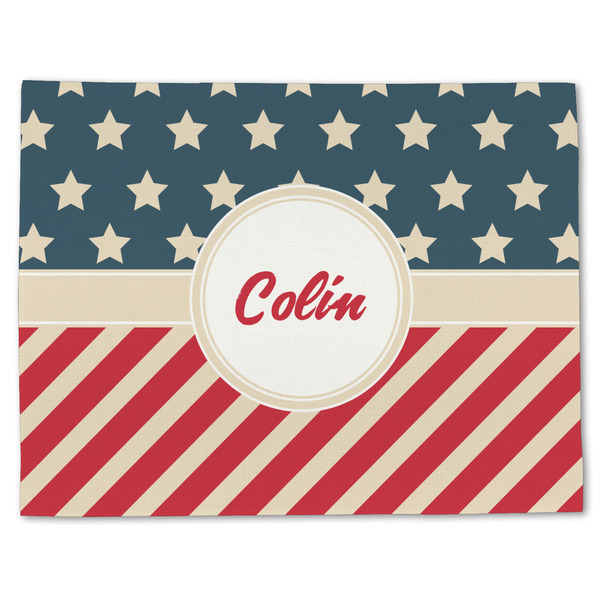 Stars and Stripes Linen Placemat - Front