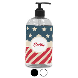 Stars and Stripes Plastic Soap / Lotion Dispenser (Personalized)