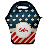 Stars and Stripes Lunch Bag w/ Name or Text