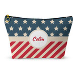 Stars and Stripes Makeup Bag - Small - 8.5"x4.5" (Personalized)