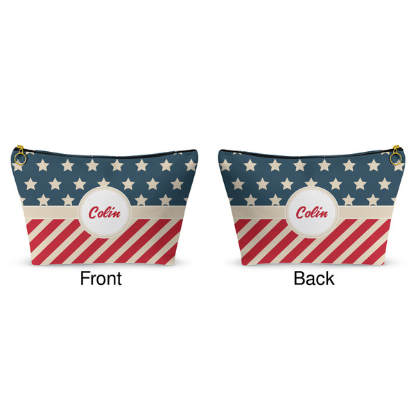 Stars and Stripes Makeup Bag (Front and Back)
