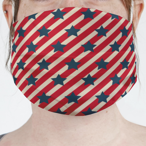 Custom Stars and Stripes Face Mask Cover