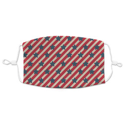 Stars and Stripes Adult Cloth Face Mask - XLarge