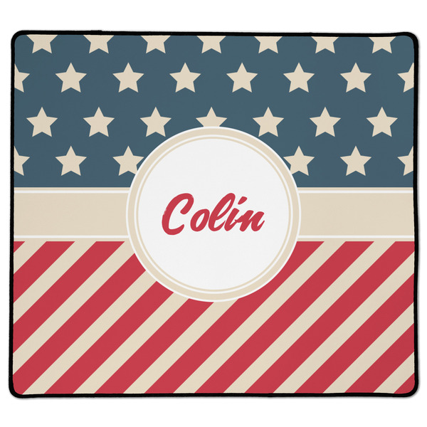 Custom Stars and Stripes XL Gaming Mouse Pad - 18" x 16" (Personalized)
