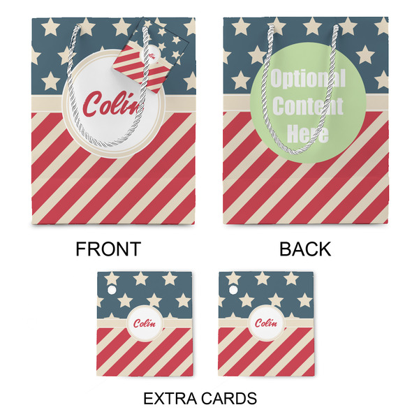 Stars and Stripes Medium Gift Bag - Approval