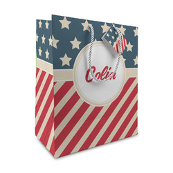 Stars and Stripes Medium Gift Bag (Personalized)