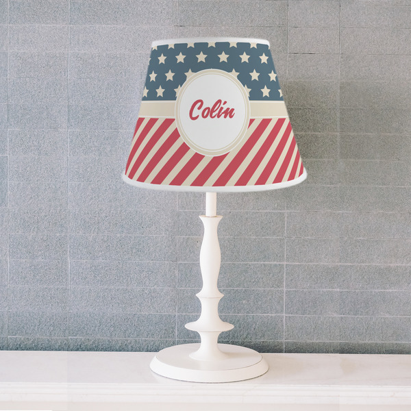 Stars and Stripes Poly Film Empire Lampshade - Lifestyle