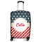 Stars and Stripes Suitcase - 24" Medium - Checked (Personalized)