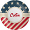 Stars and Stripes Melamine Plate (Personalized)