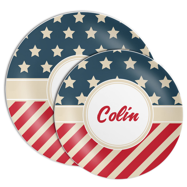Stars and Stripes Melamine Plates - PARENT/MAIN