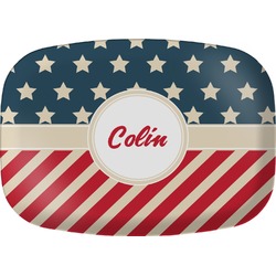 Stars and Stripes Melamine Platter (Personalized)