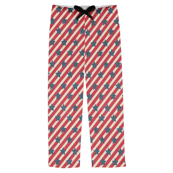 Custom Stars and Stripes Mens Pajama Pants - S