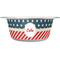 Stars and Stripes Stainless Steel Dog Bowl - Large (Personalized)