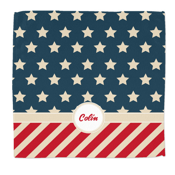 Custom Stars and Stripes Microfiber Dish Rag (Personalized)